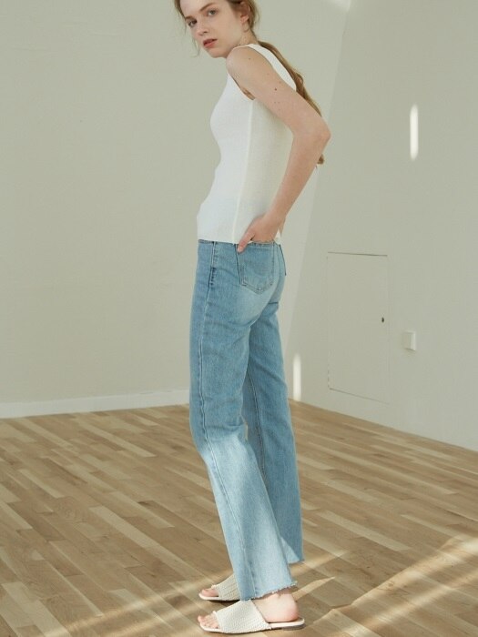 SEMI SKINNY DENIM_L.BLUE