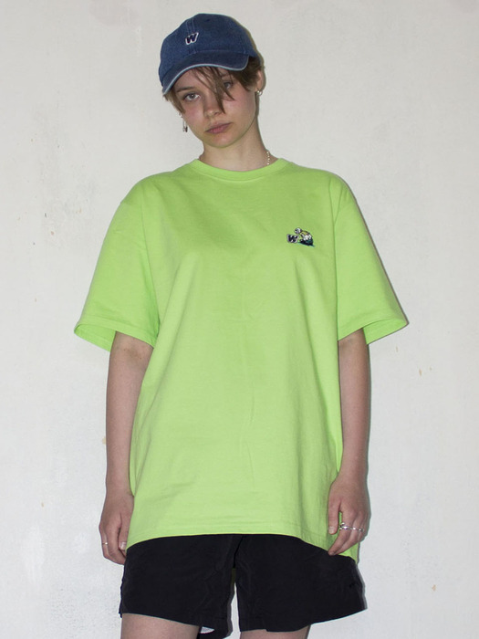 W JIRO SS T-SHIRTS (GREEN)