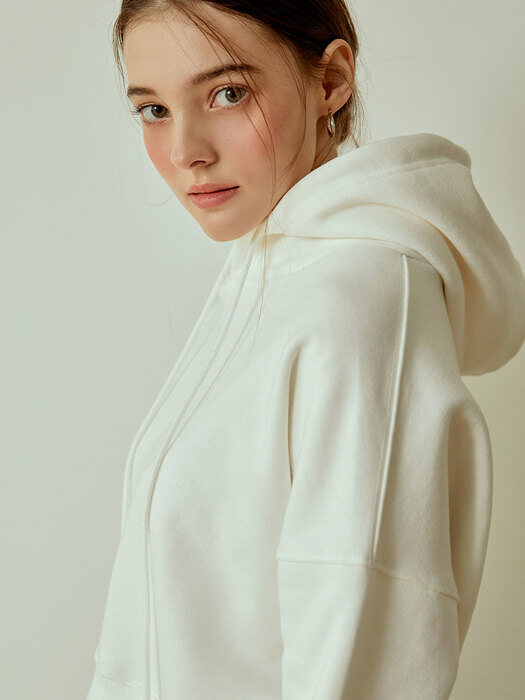 daily crop hood[ivory]