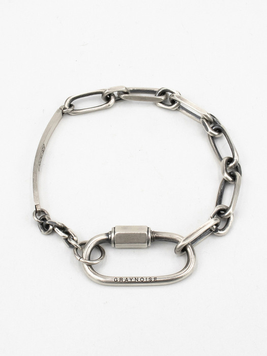 Double chain link bracelet (silver 925)