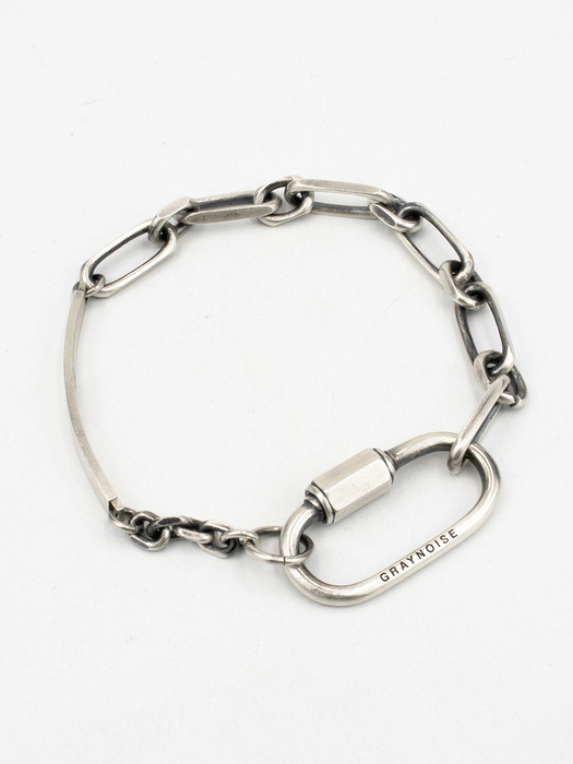 Double chain link bracelet (silver 925)