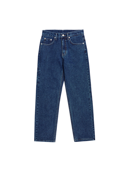 BASIC POCKET DENIM PANTS BLUE