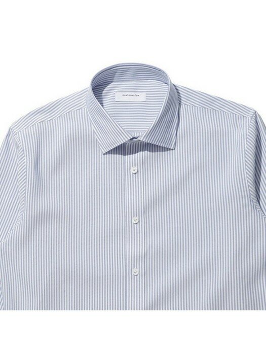 blue stripe dress shirt_CWSAS21012BUX