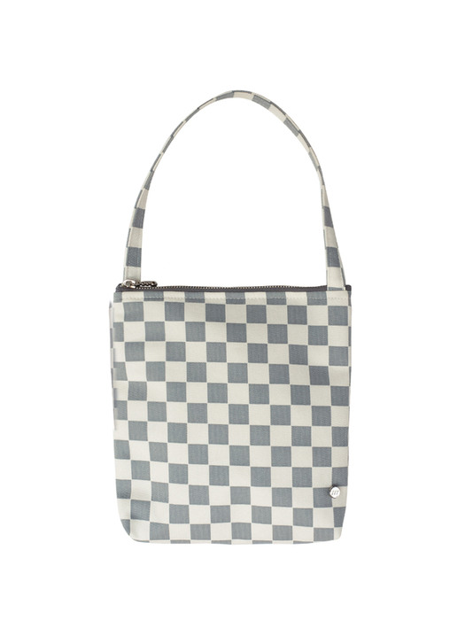Poppet bag_ Checkerboard grey