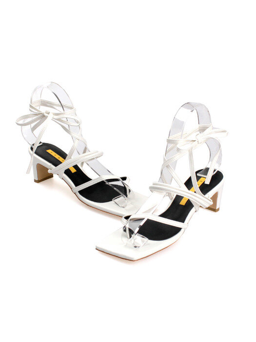 Grace Lace-up Strap Sandal/S0505/2Colors