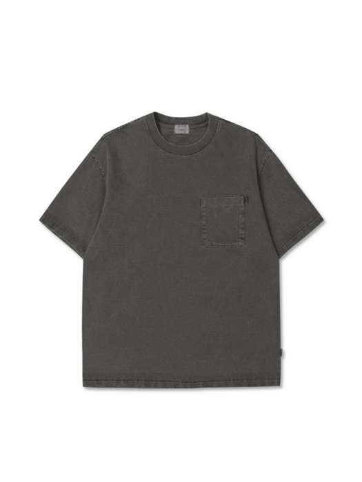GARMENT DYED TEE 가먼트 다잉 티셔츠 (Charcoal)