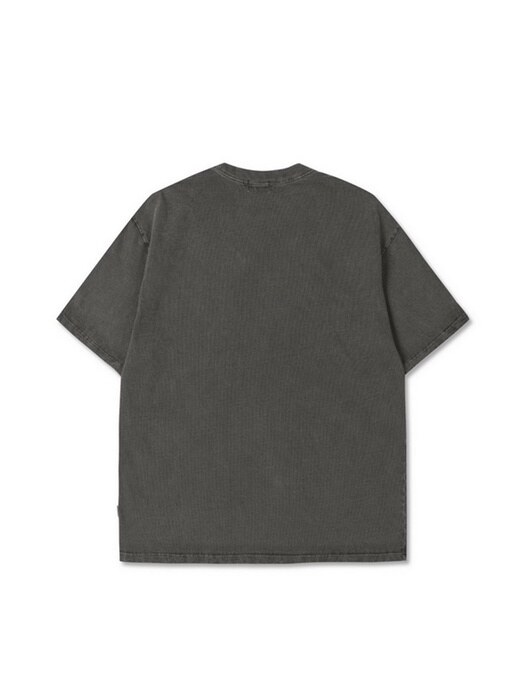 GARMENT DYED TEE 가먼트 다잉 티셔츠 (Charcoal)
