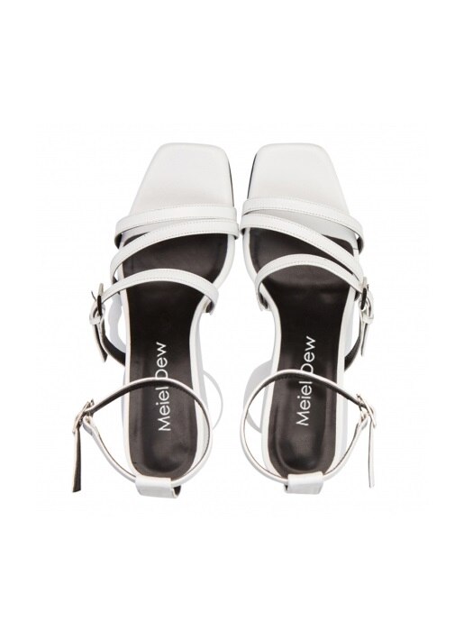 Strappy sandals- MD1010  White