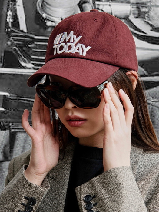 SEASON LOGO BALLCAP (burgundy)