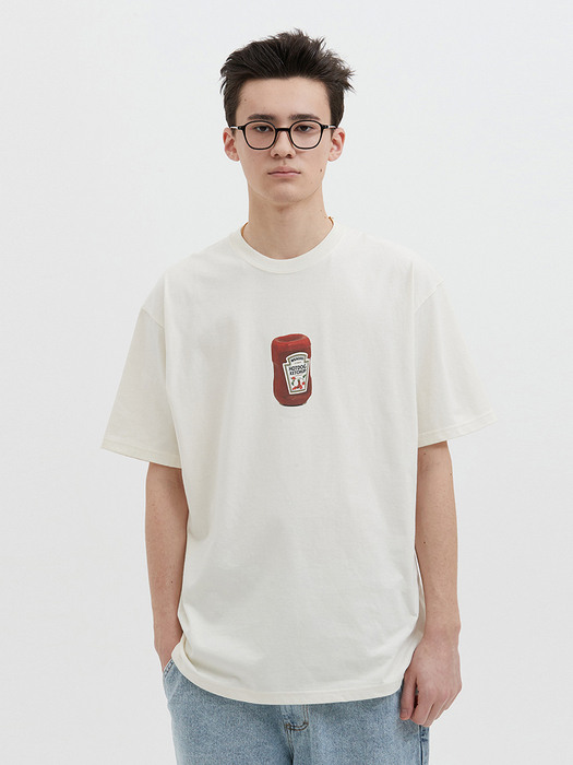 KETCHUP SS T-SHIRT (IVORY)