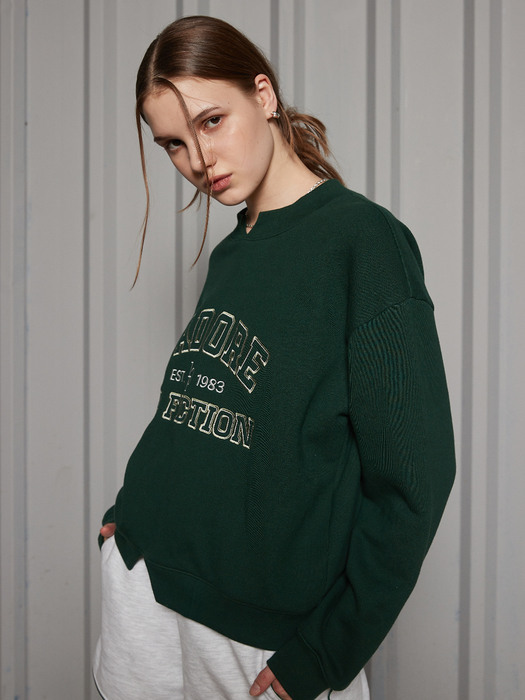 LR CUT POINT SWEATSHIRT(GREEN)