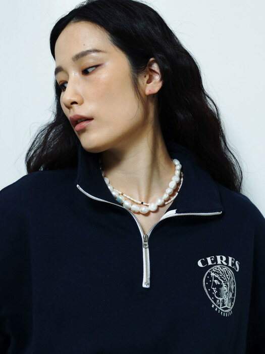 Ceres Zip Sweatshirt navy