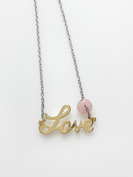Gemma Love Necklace (4color)