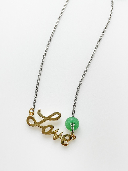 Gemma Love Necklace (4color)