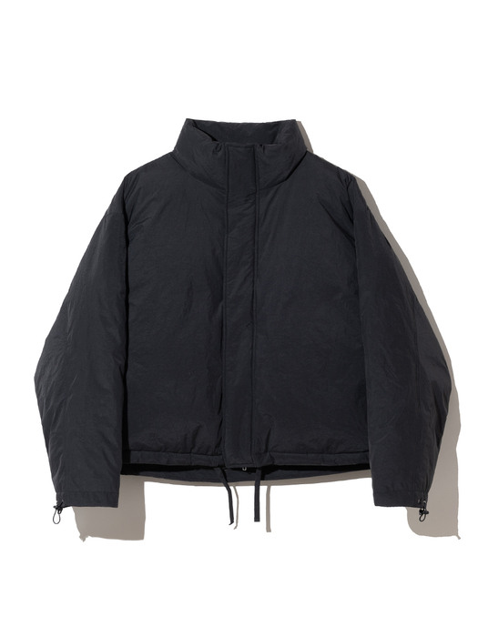 tidy short down parka black