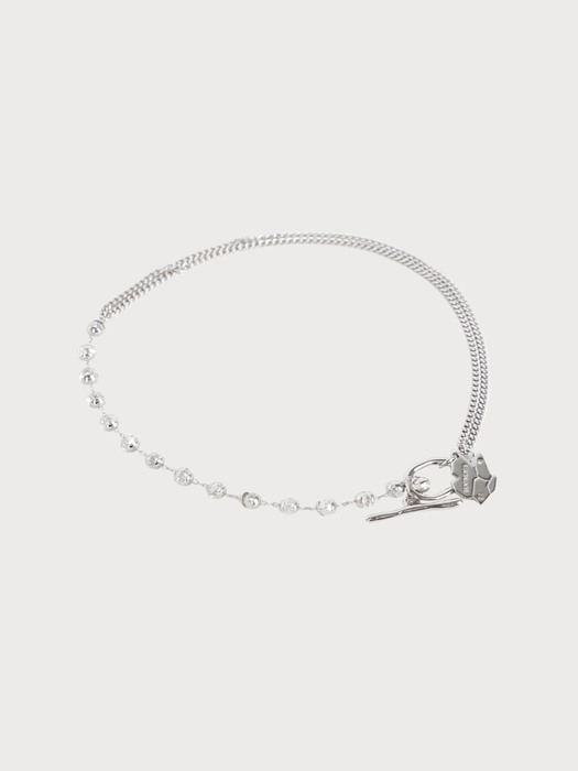 no.105 necklace silver