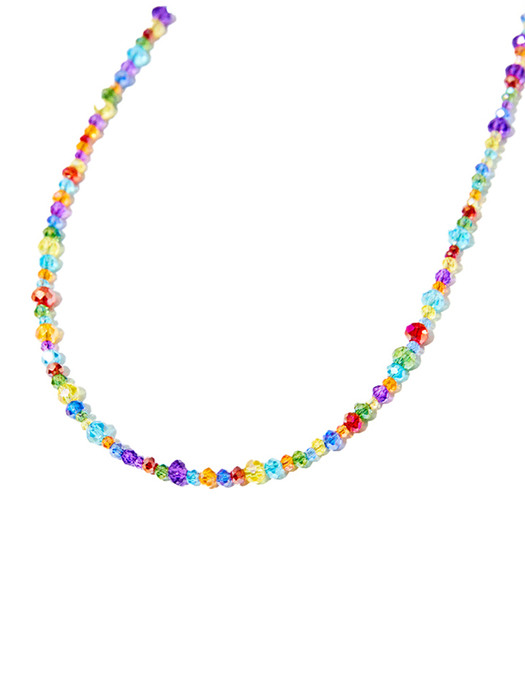 RAINBOW BLING BEADS NECKLACE #57