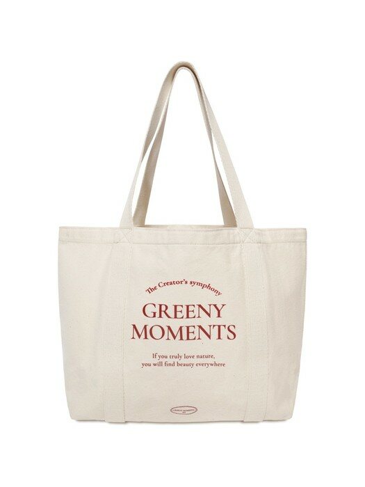 Greeny canvas bag (Red)