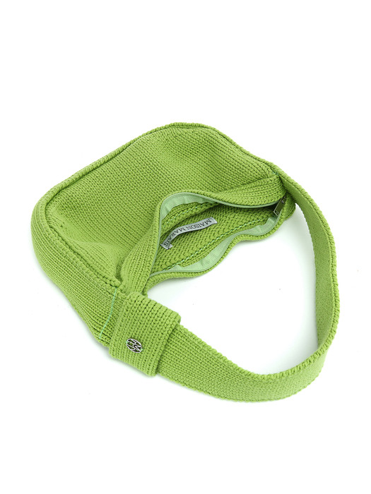 Knited Hobo Bag, Green