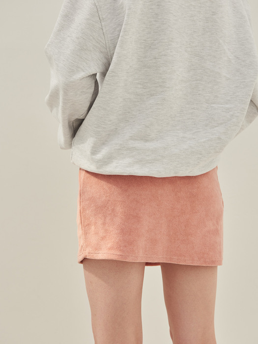 Terry Pants Skirt Coral