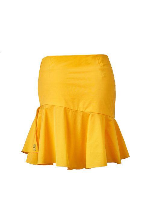  can-can mini skirt_yellow