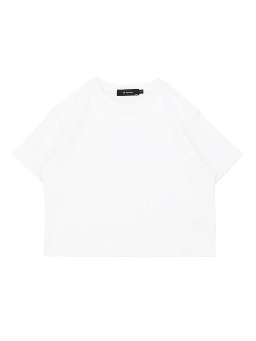 크롭 코튼티 CROP COTTON T-SHIRT