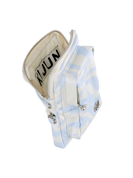 Tiger Print Mini Bag Light Blue