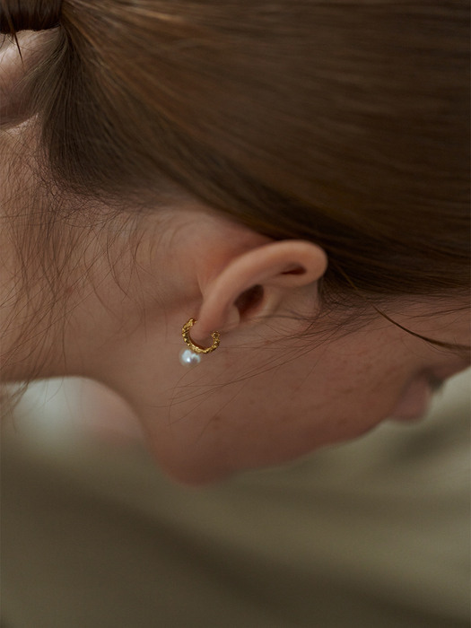 Twig Slim - Pearl Earrings (M)