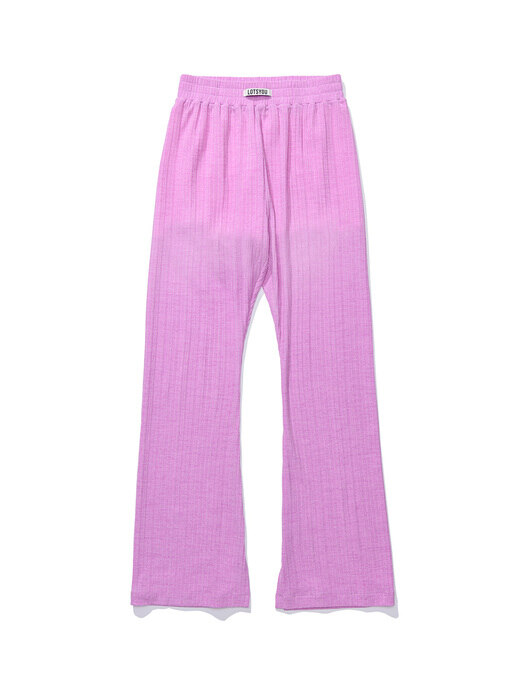 lotsyou_Phoebes Flare Cool Pants Pink
