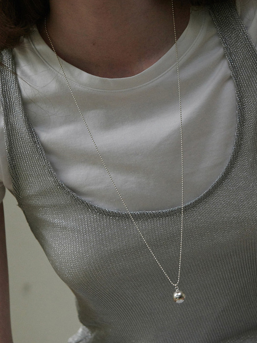 [925 silver] Un.silver.139 / nuvo necklace (silver)