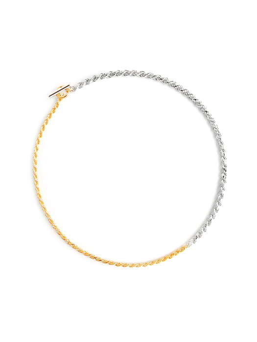 Two-Tone Dual Rope Necklace