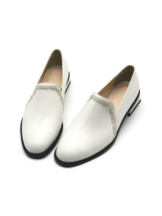Grace Loafer_White(DFLO1321WH)