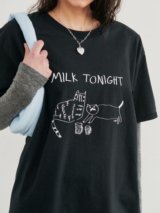 Milk Tonight Top_Black 