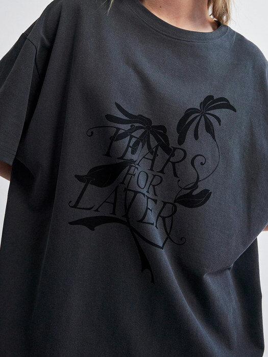 23SS Tears For Later Printing T-shirts_GRAY