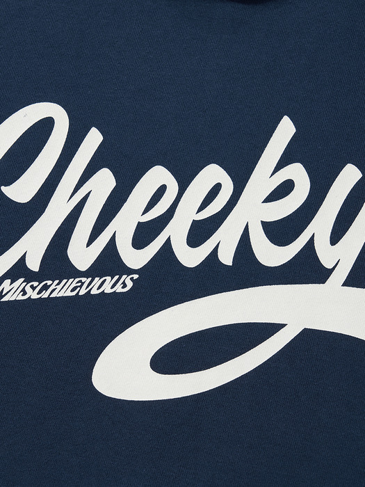 CHEEKY HOODIE / NAVY