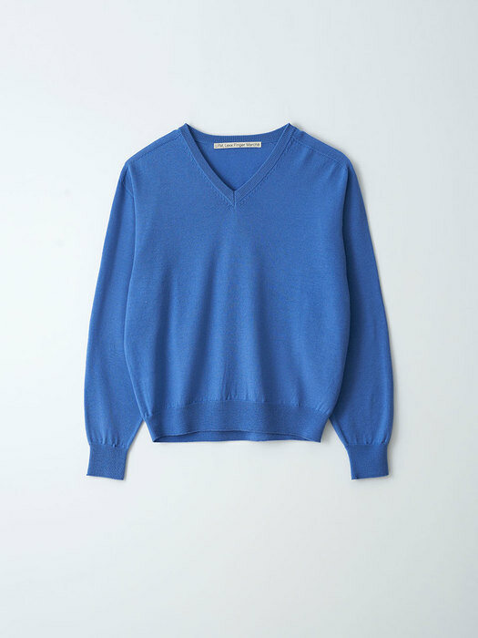 V-Neck Sweater / Blue