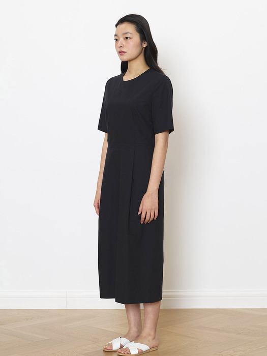 Classic black cotton dress