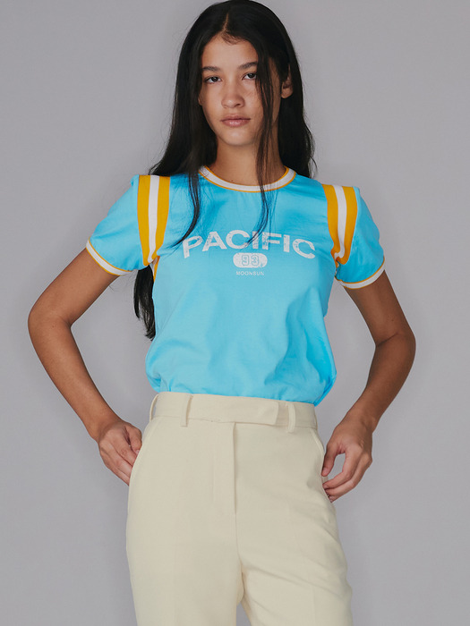 Pacific Line T-Shirt / Blue