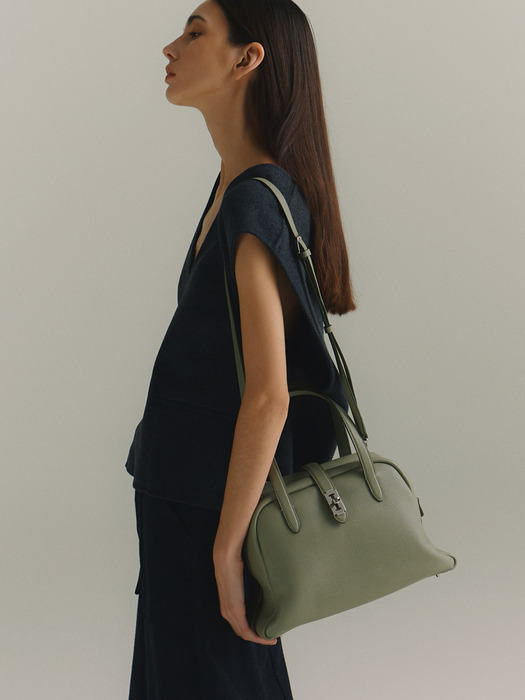 Toque Tote M (토크 토트 미듐) Sage Khaki