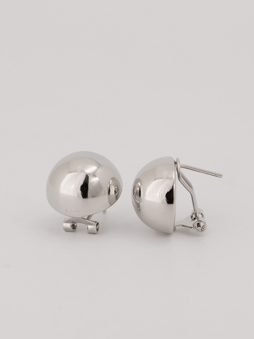 PB062E Chunky Half Ball Earrings