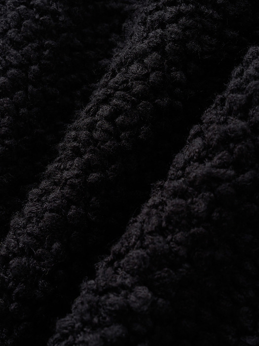 플러피 오버핏 스웨터 (블랙)