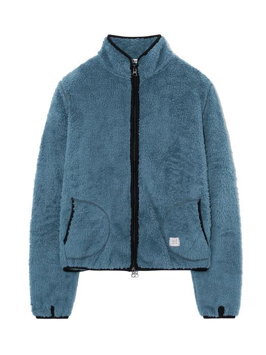 Sherpa Fleece Zipup [MIDNIGHT BLUE]