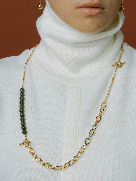 Jade piece Necklace 
