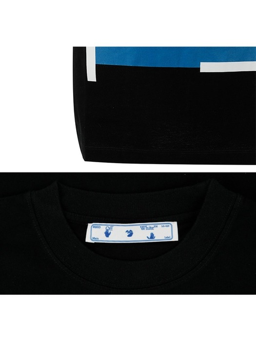 [오프화이트] OMAA027R21JER0021001/ 블루 모나리자 슬림 티셔츠