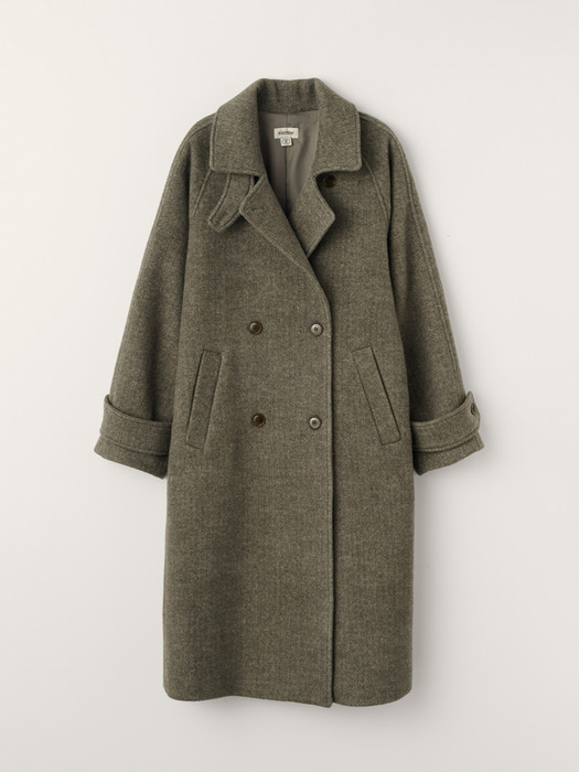 Mils Wool Double Coat (Khaki)