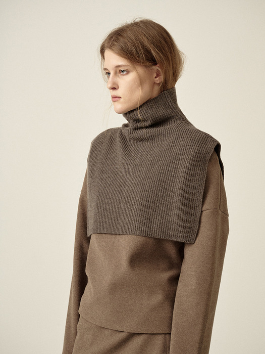 CASHMERE TURTLENECK WARMER [YA304]_3color