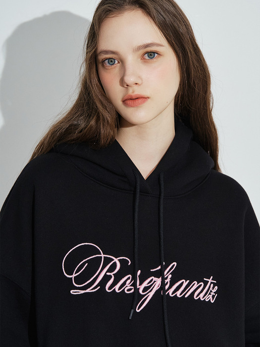 Mare Embroidery Hoodie [Black]