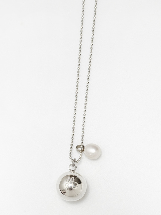 925silver A-Ball chain Necklace / 2color