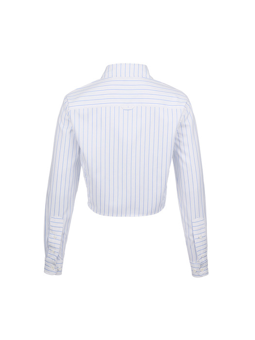 링클프리 실키 스트라이프 셔츠 [WHITE] / WBD1L03501