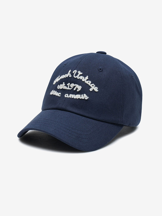 FRENCH EMBROIDERY LOGO BALL CAP